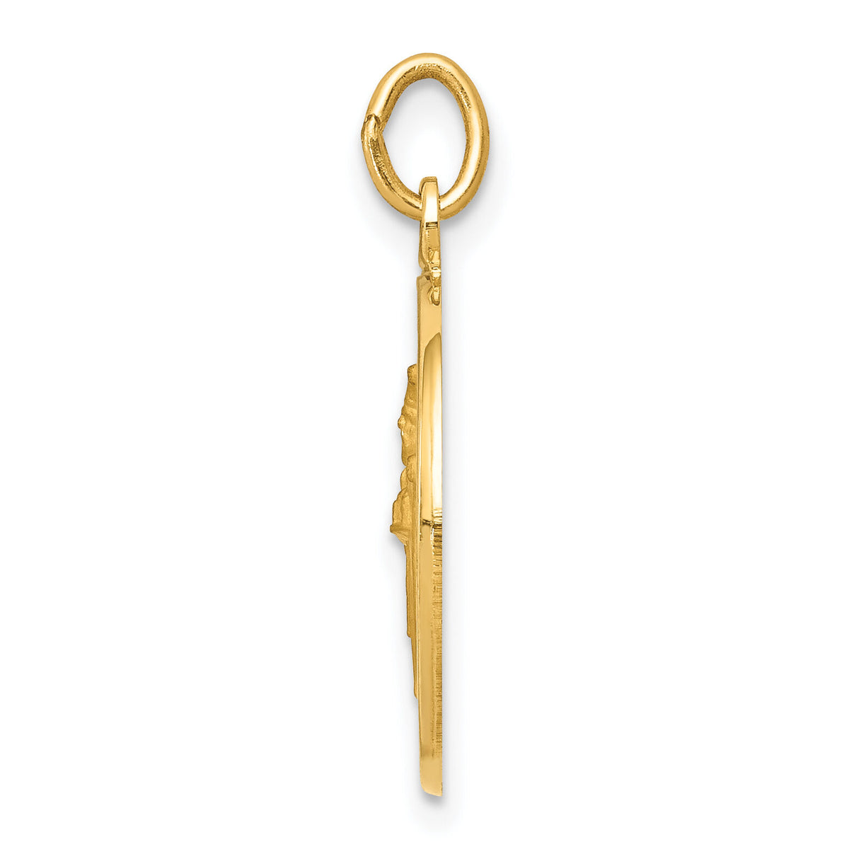 14k Saint Patrick Medal Charm-XR404