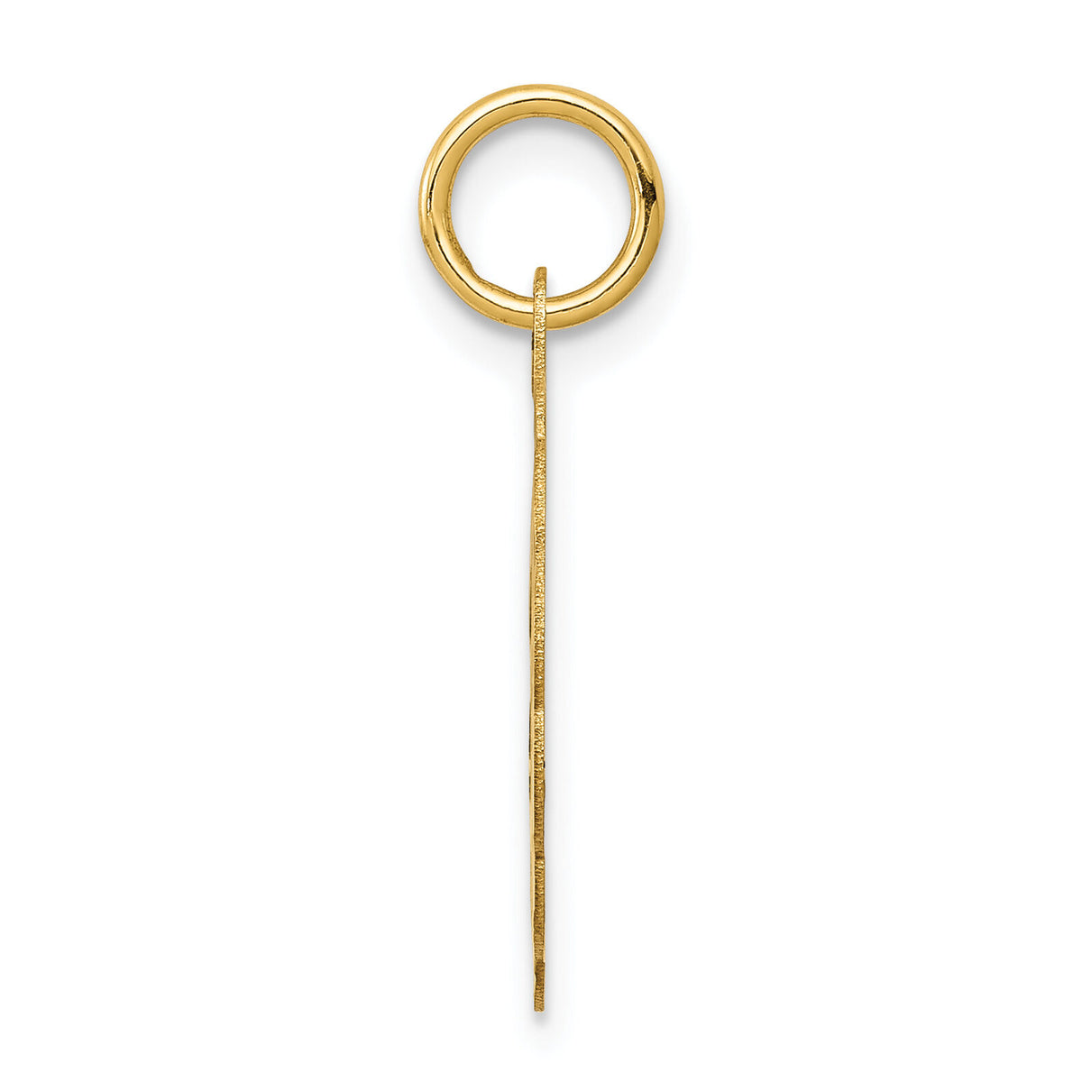 14k Solid Star of David Disc Charm-XR416