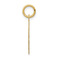 14k Solid Star of David Disc Charm-XR416