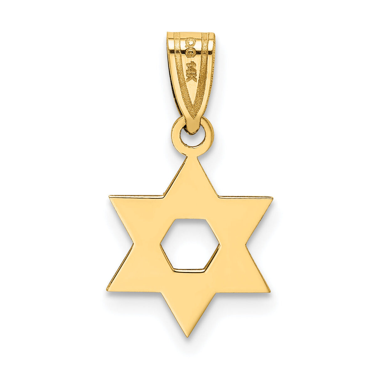 14k Star of David Pendant-XR418