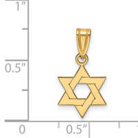 14k Star of David Pendant-XR418