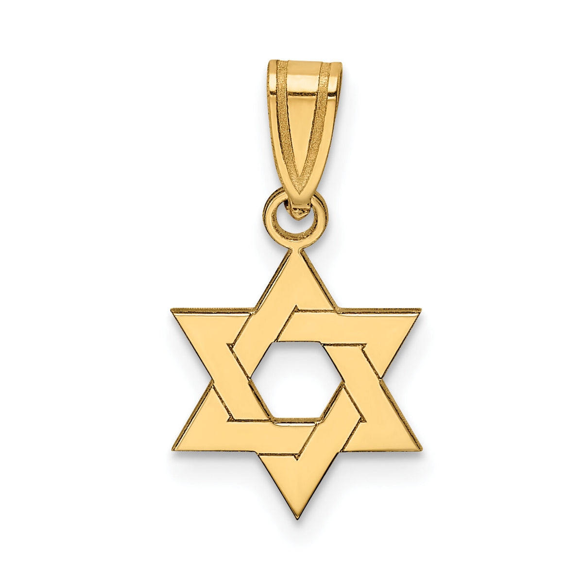 14k Star of David Pendant-XR418
