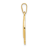 14k Ichthus Fish Pendant-XR424