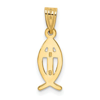 14k Ichthus Fish Charm-XR425
