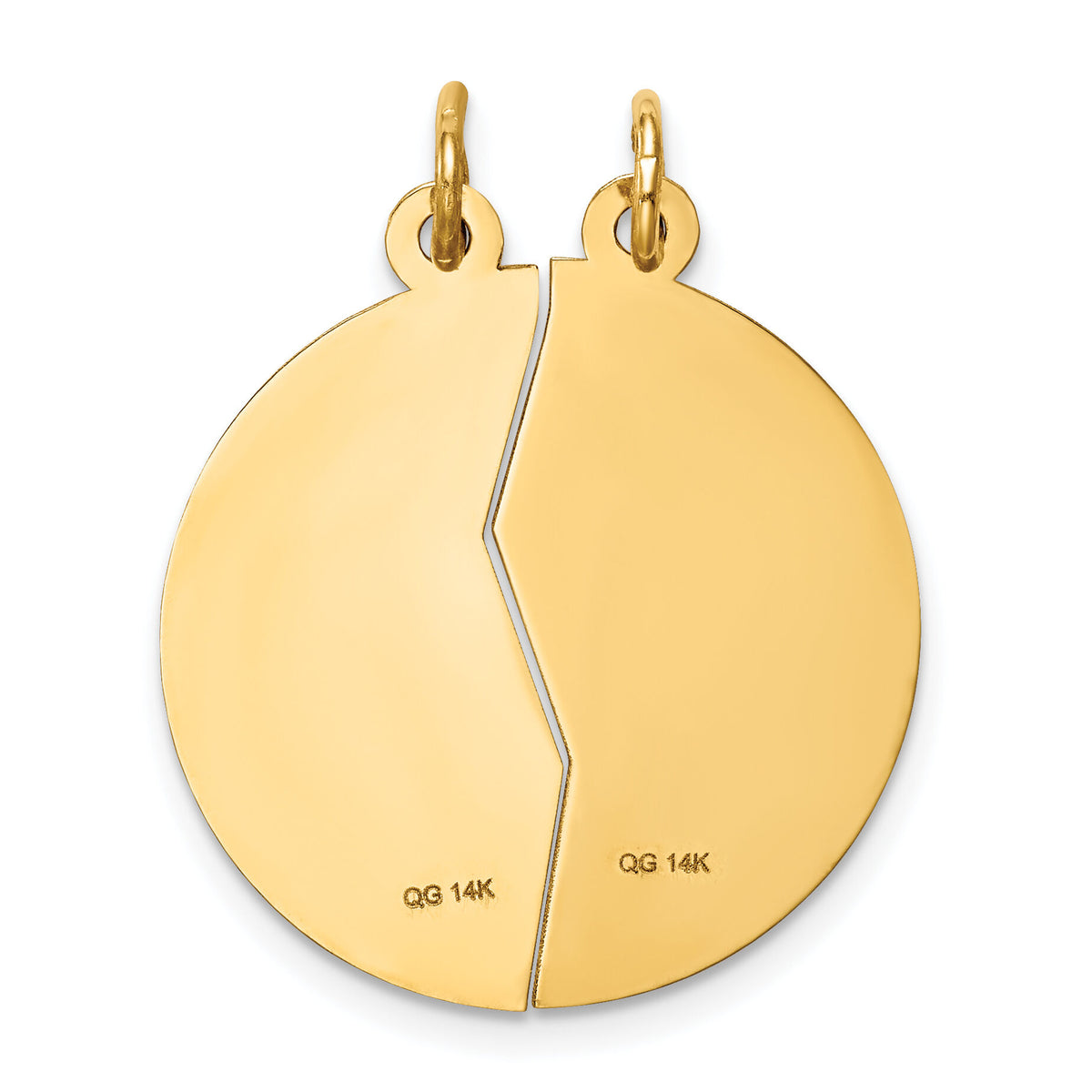 14K Mizpah 2-piece Charm-XR434
