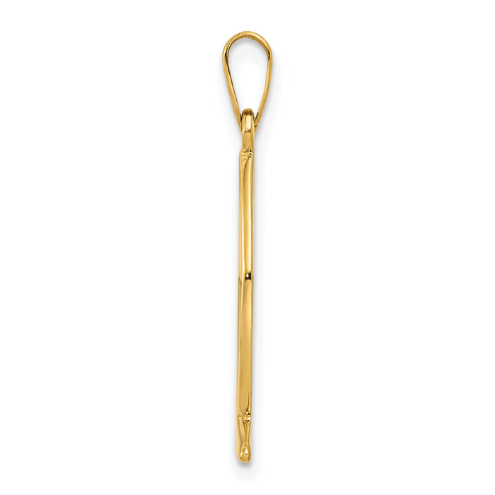 14k Ichthus Fish Charm-XR453