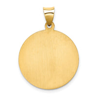 14k Saint Jude Medal Hollow Pendant-XR512