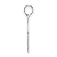 14k White Gold Ichthus Fish Pendant-XR524