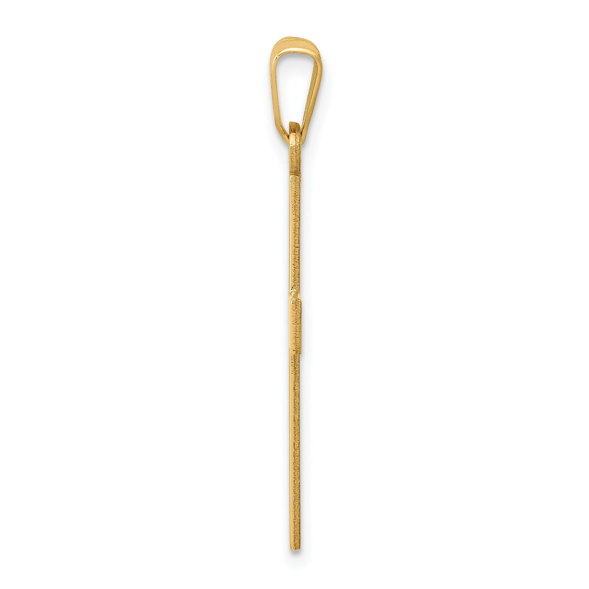 14k Polished Cross Charm-XR529