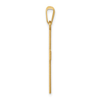 14k Polished Cross Charm-XR529