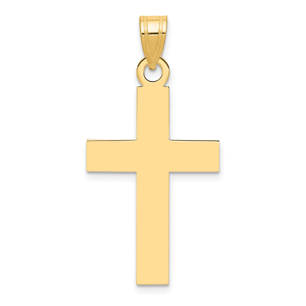 14k Polished Cross Charm-XR529