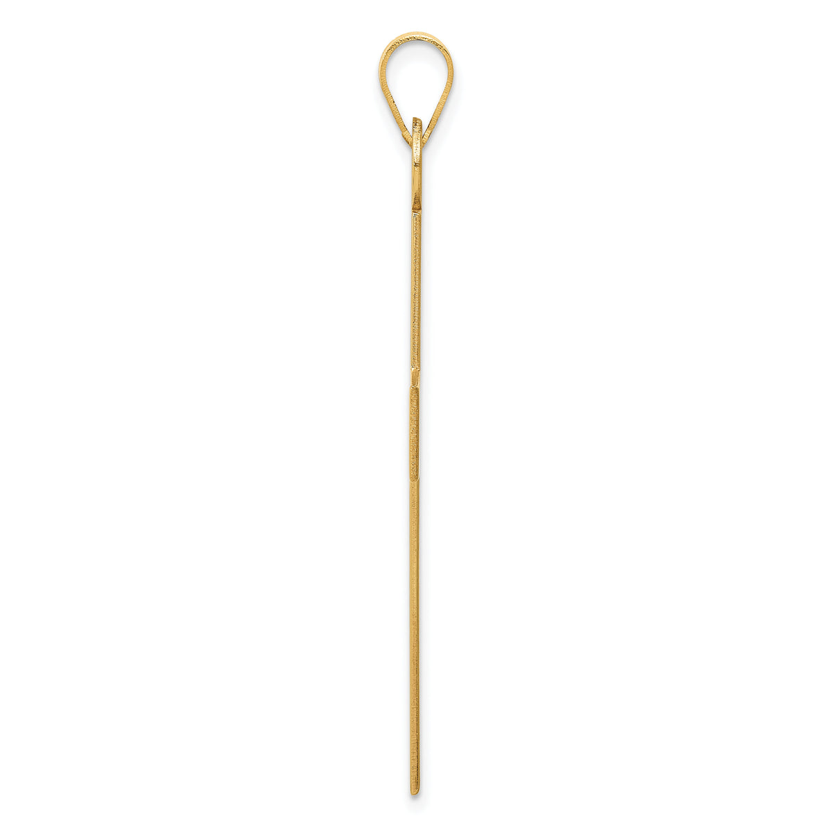 14K Polished Cross Charm-XR530