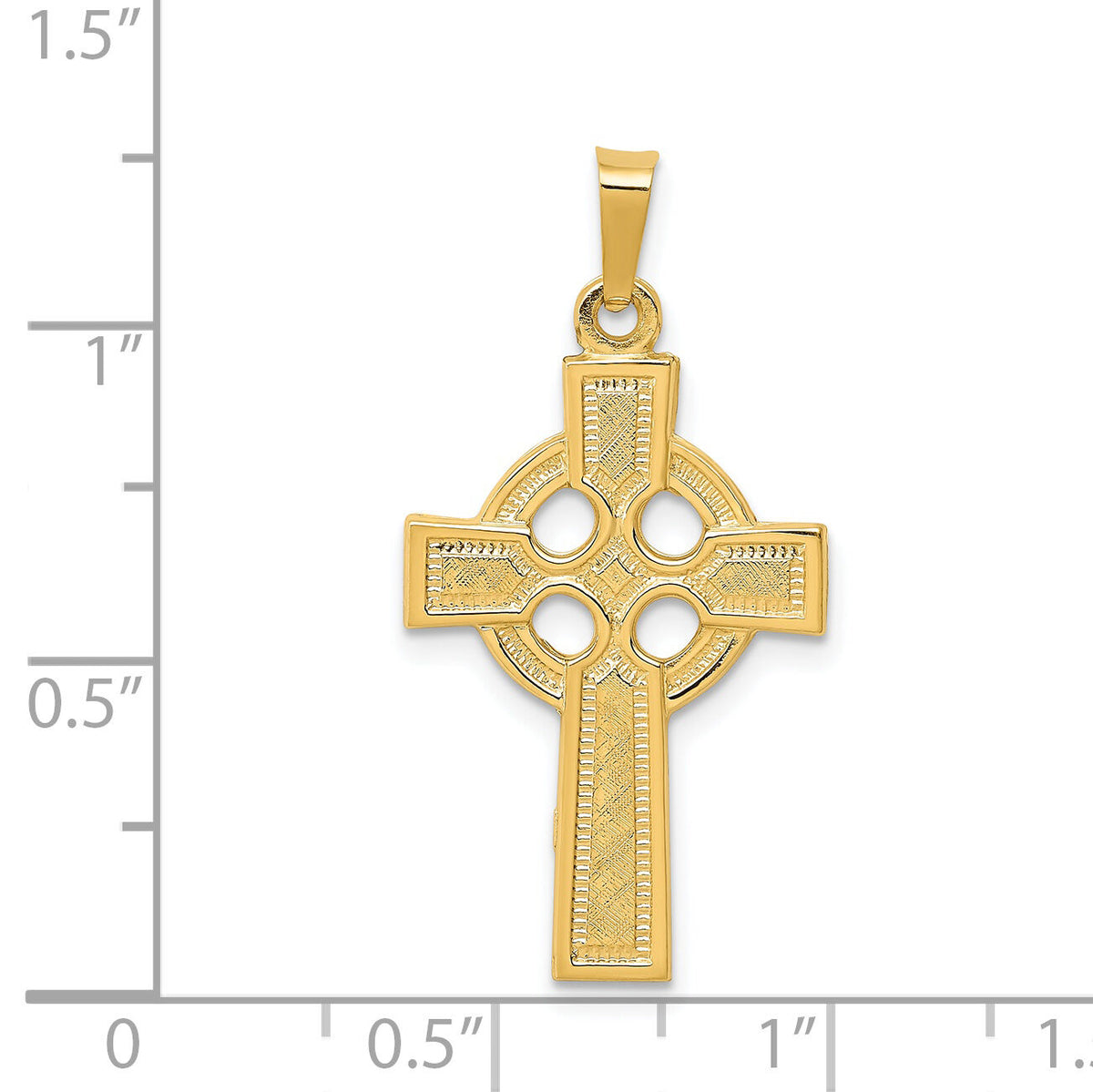 14k Celtic Cross Charm-XR531