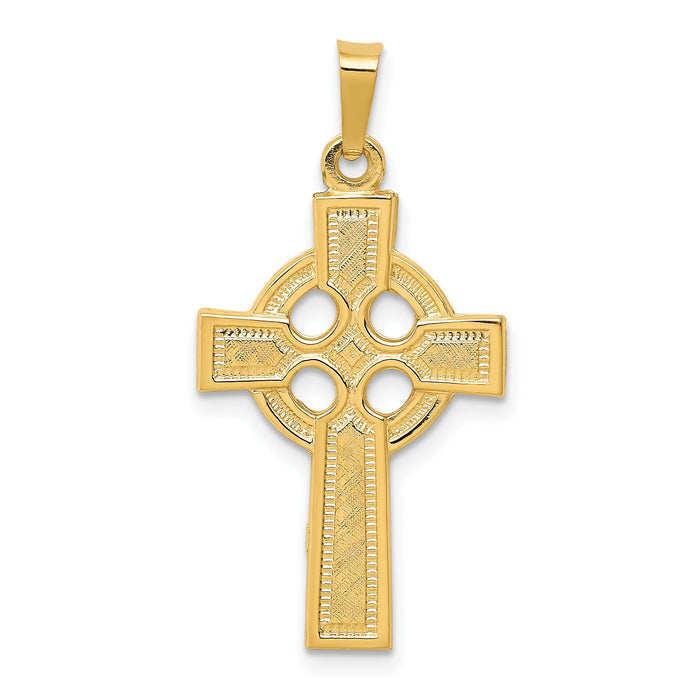14k Celtic Cross Charm-XR531