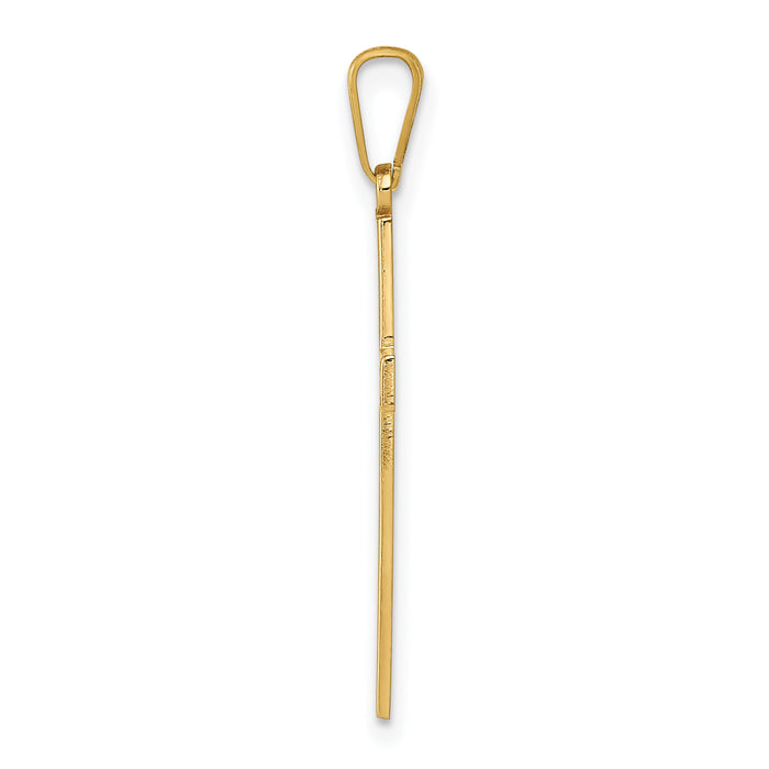 14k Cross Pendant-XR545