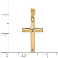 14k Cross Pendant-XR545