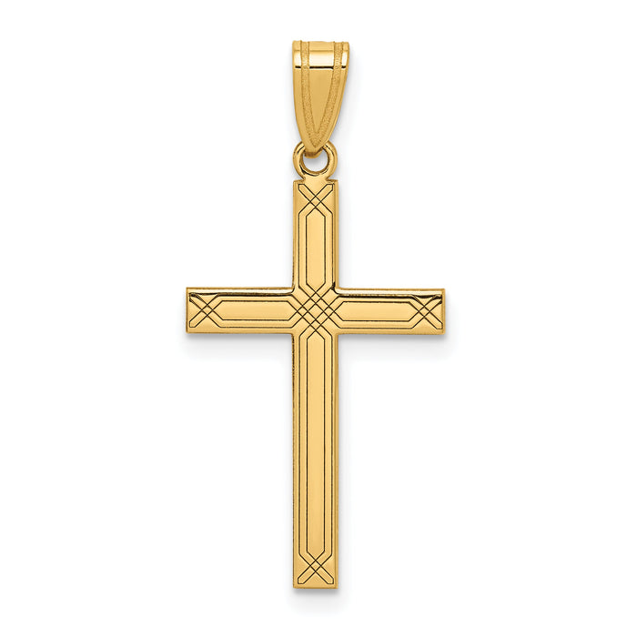 14k Cross Pendant-XR545