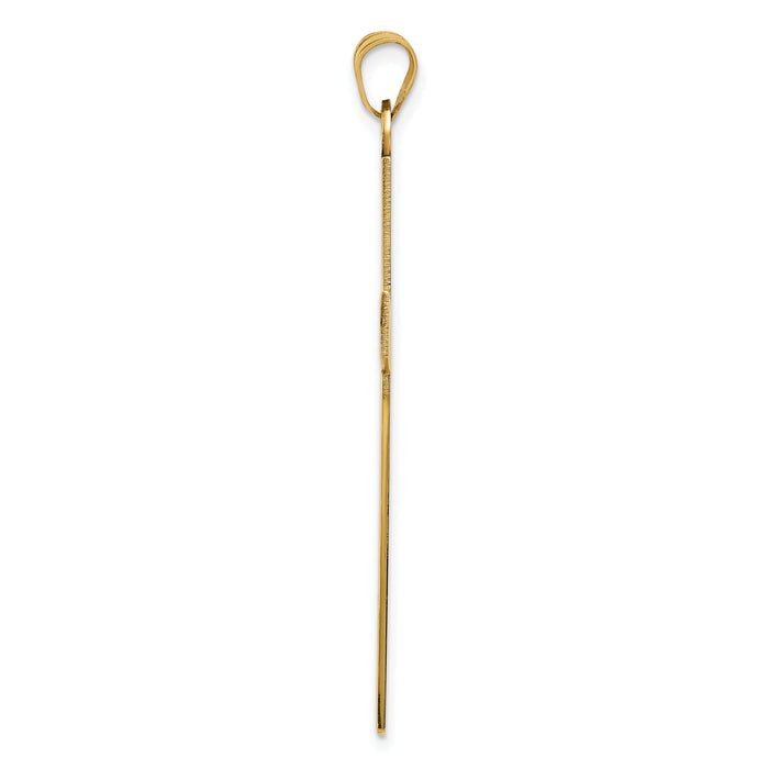 14k Cross Pendant-XR546