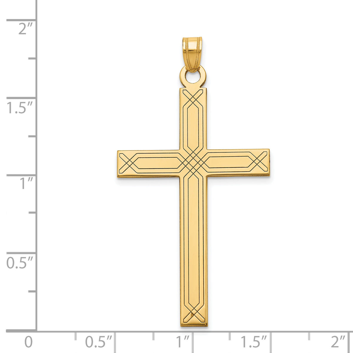 14k Cross Pendant-XR546