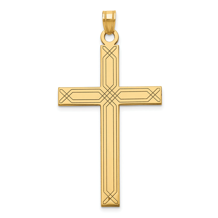 14k Cross Pendant-XR546