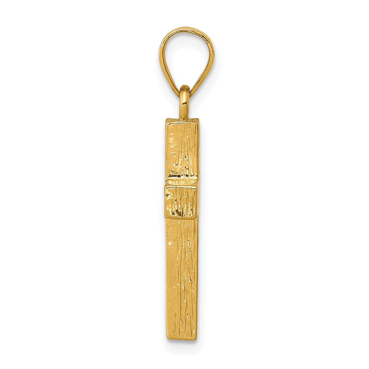 14k Epoxy Latin Cross Pendant-XR563