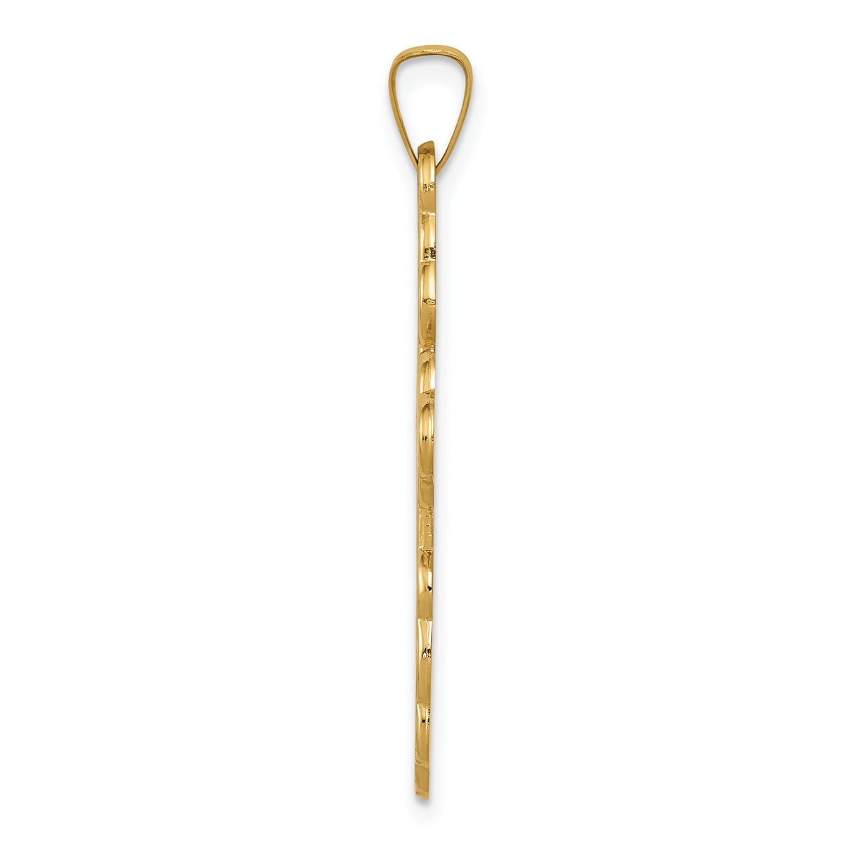 14k Eastern Orthodox Cross Pendant-XR568