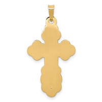 14k Eastern Orthodox Cross Pendant-XR568