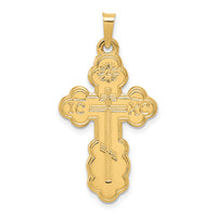 14k Eastern Orthodox Cross Pendant-XR568