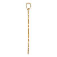 14k Eastern Orthodox Cross Pendant-XR569