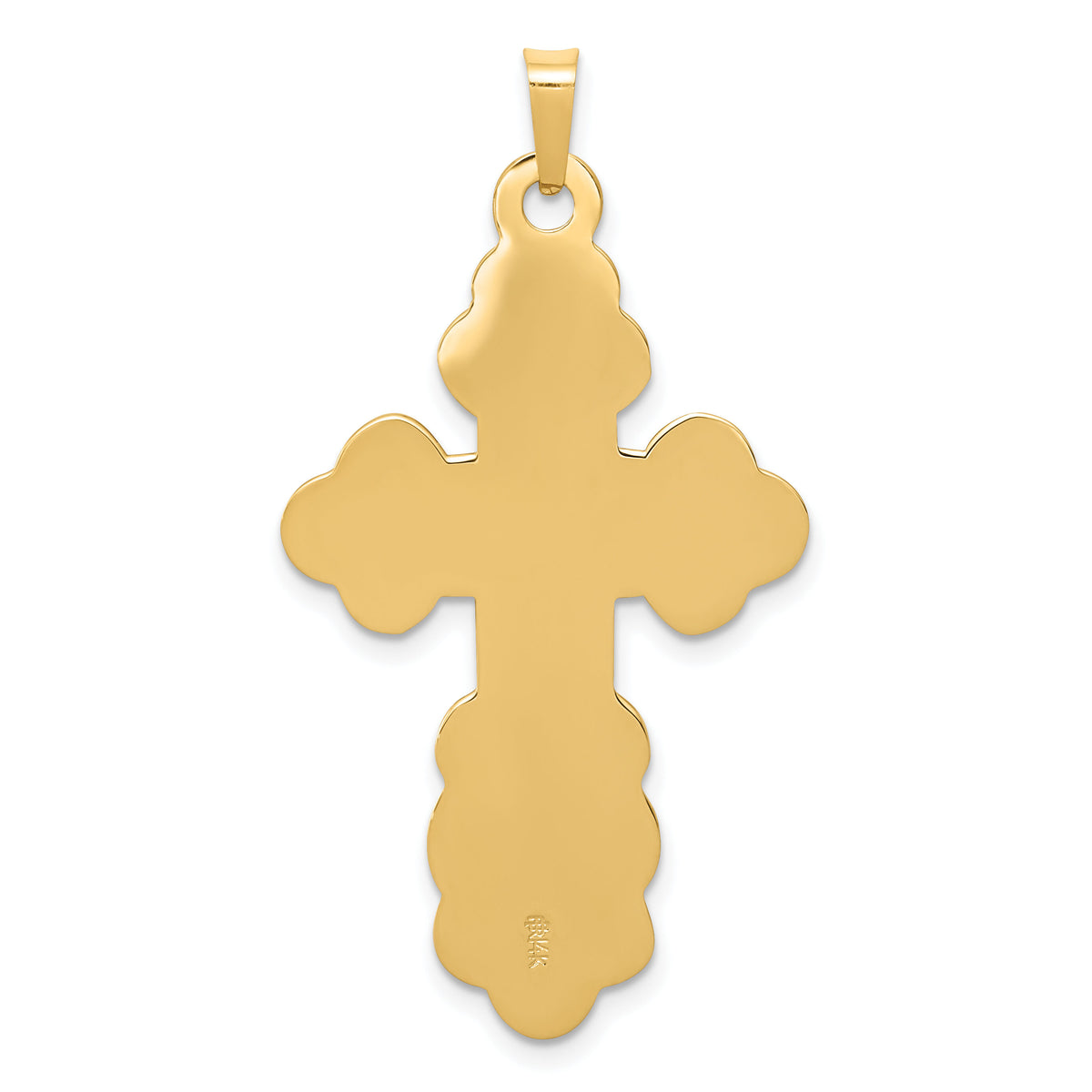 14k Eastern Orthodox Cross Pendant-XR569