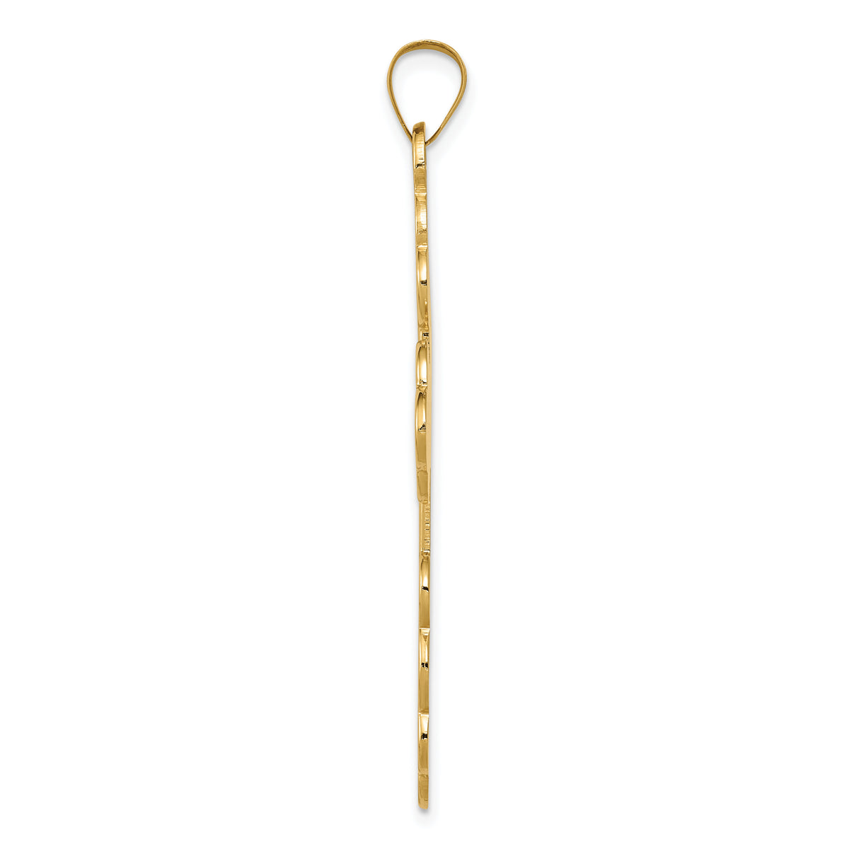 14k Eastern Orthodox Cross Pendant-XR570