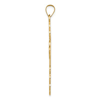 14k Eastern Orthodox Cross Pendant-XR570