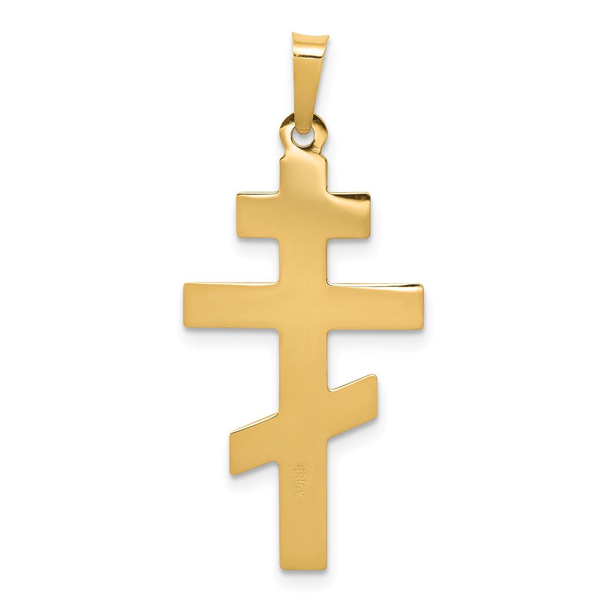 14k Eastern Orthodox Cross Charm-XR576