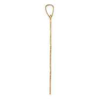14k Eastern Orthodox Cross Pendant-XR577