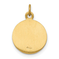 14k Saint George Medal Charm-XR613