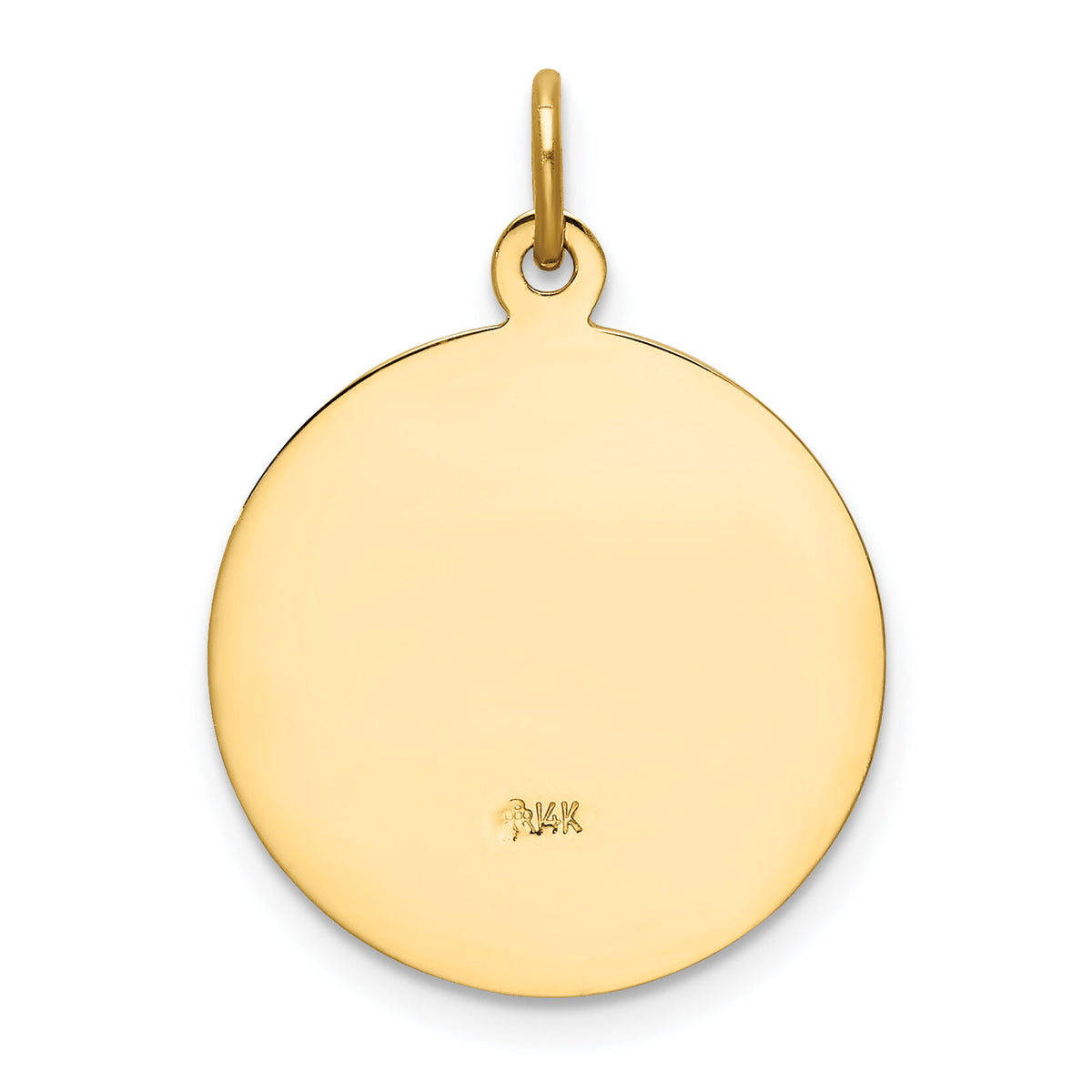 14k Our Lady of San Juan Medal Pendant-XR614