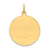 14k Saint Elizabeth Seton Medal Pendant-XR618