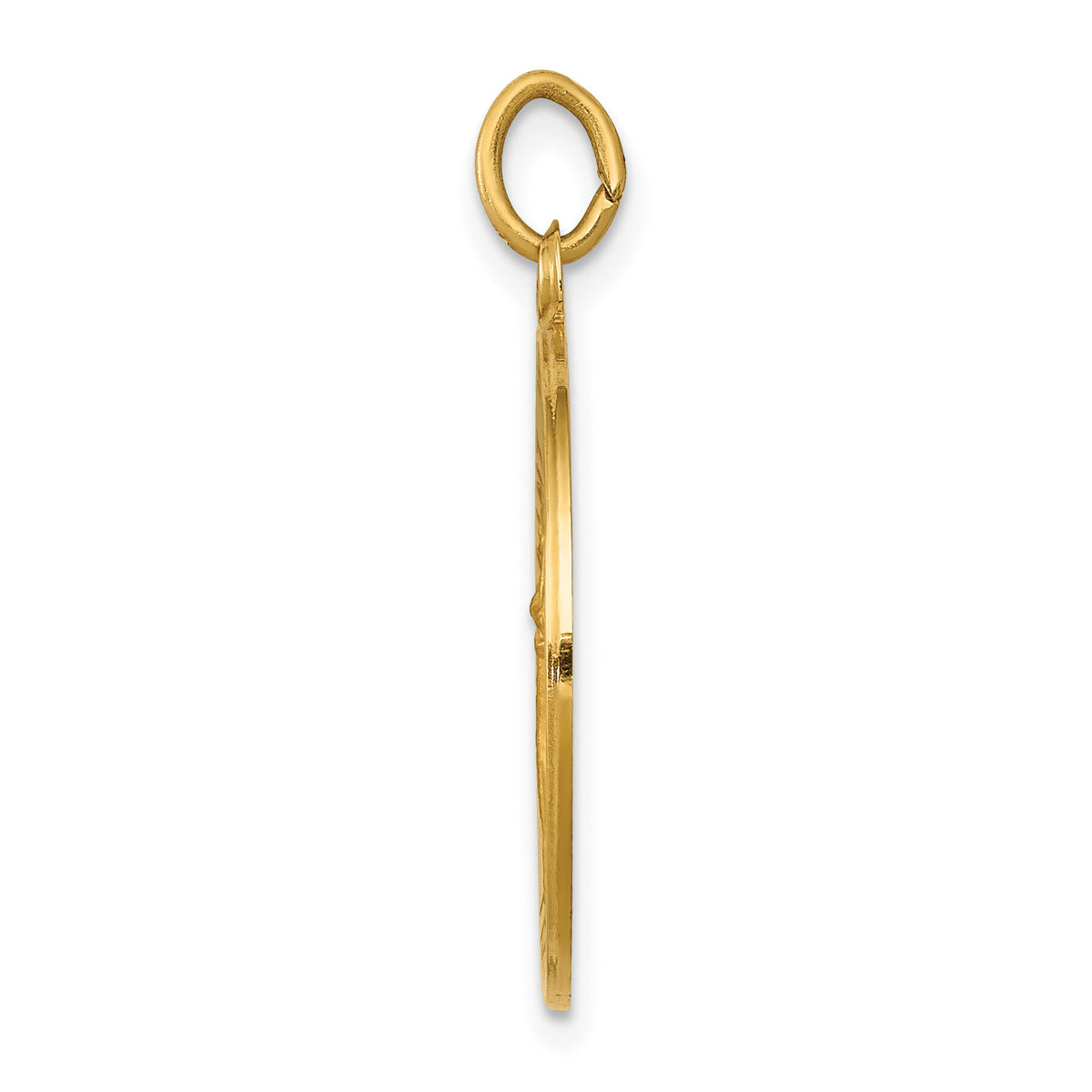 14k Saint John Baptist Medal Pendant-XR622