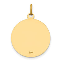 14k Saint John Baptist Medal Pendant-XR622