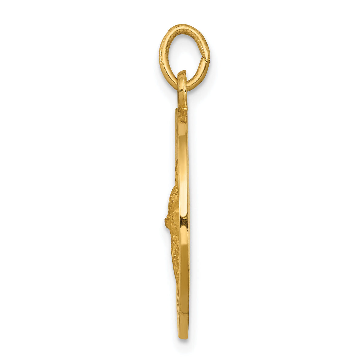 14k Saint Gerard Medal Pendant-XR624