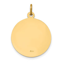 14k Saint Gerard Medal Pendant-XR624