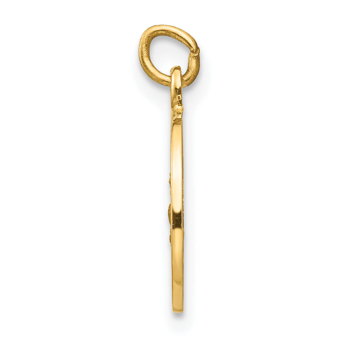 14k Saint Roch Medal Charm-XR635