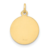 14k Our Lady Of The Assumption Medal Charm-XR639