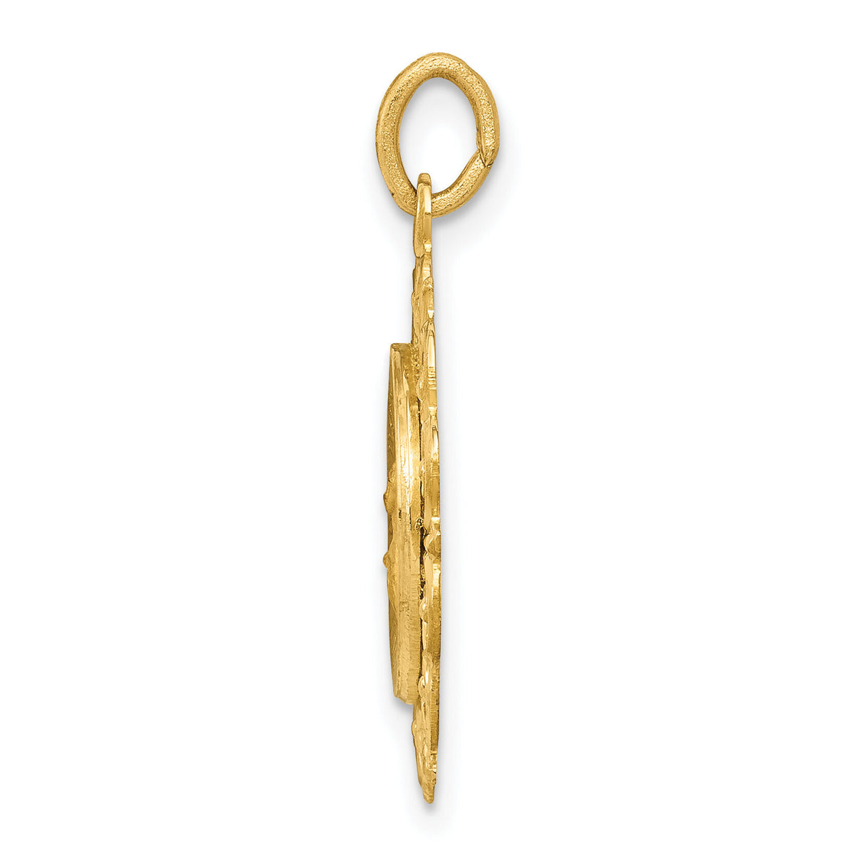 14k Our Lady Of The Assumption Medal Pendant-XR641