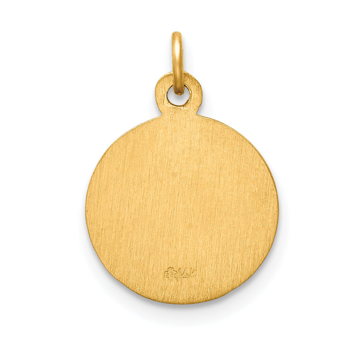 14k Our Lady of Perpetual Help Medal Charm-XR642