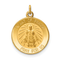 14k Infant of Prague Medal Charm-XR645