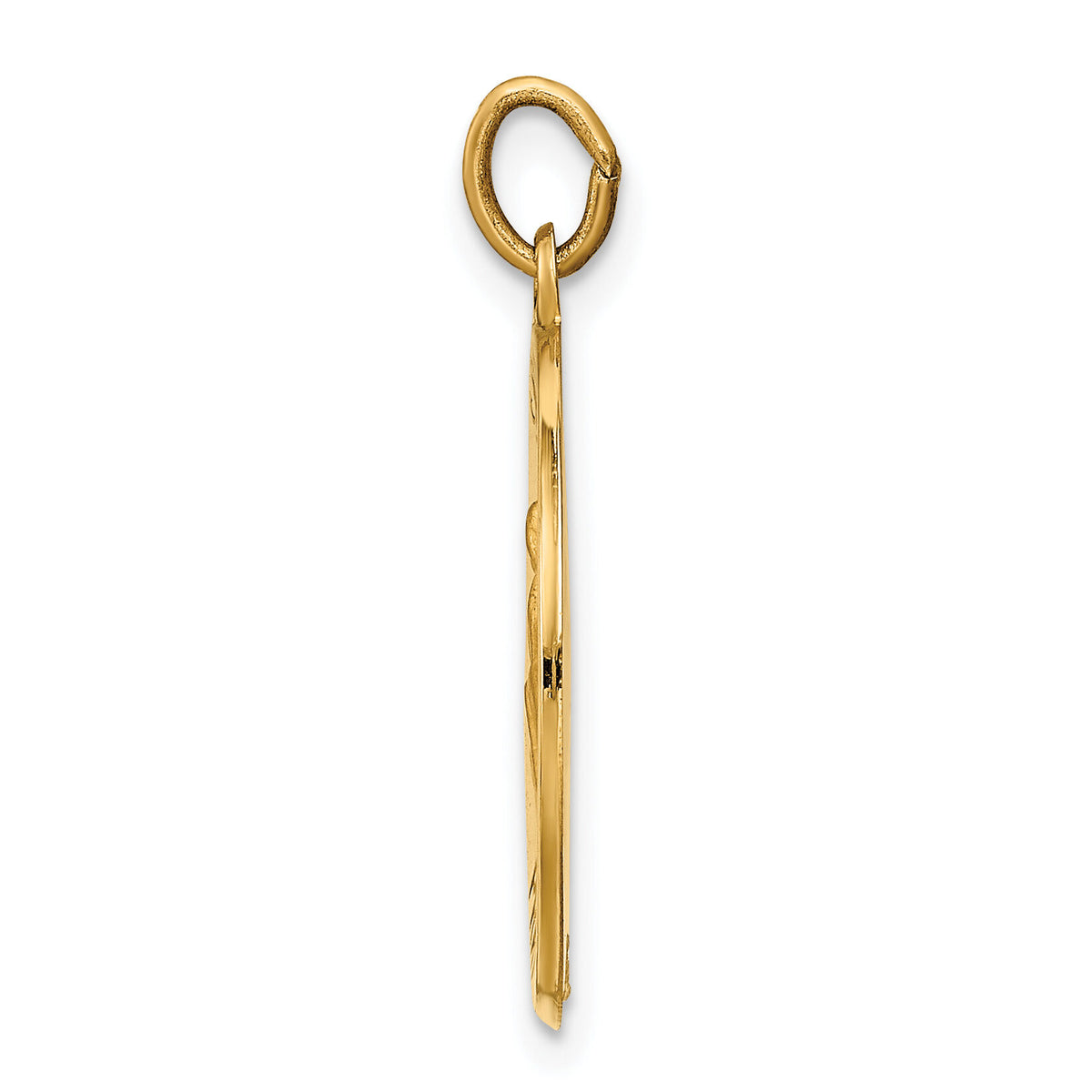 14k Saint Luke Medal Pendant-XR650