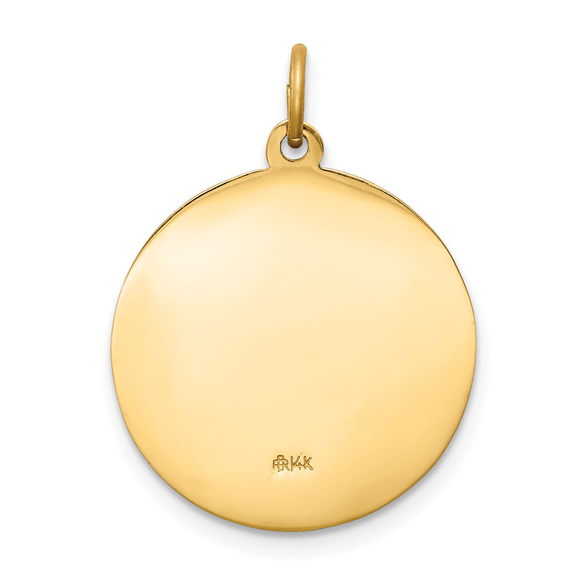14k Saint Luke Medal Pendant-XR650
