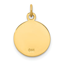 14k Our Lady of Mt. Carmel Medal Charm-XR651