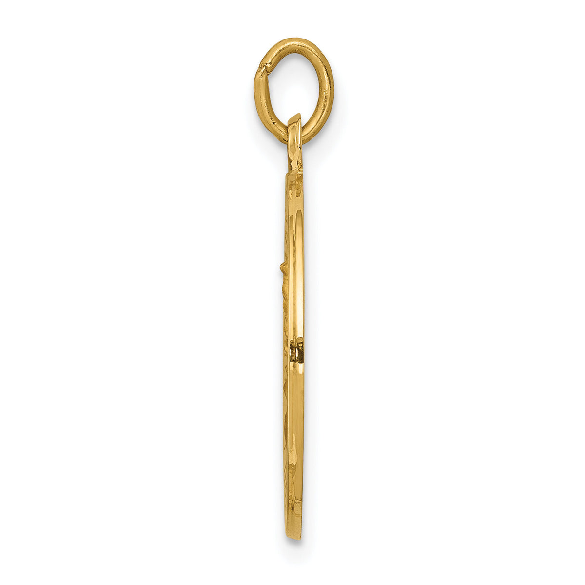 14k Our Lady of Mt. Carmel Medal Charm-XR652